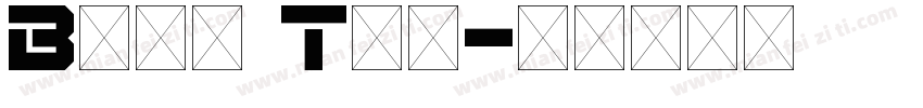 Bloc Tek字体转换